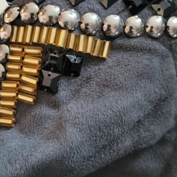 Bebe Addiction Collection Jeweled Grey Fitted Cocktail Party Dress Size Small S - Picture 5 of 9